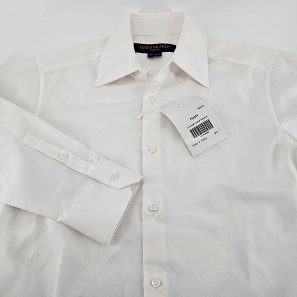 Louis Vuitton Tops - Louis Vuitton Uniforms White Shirt 36 Womens S Cotton Employee Work Authentic